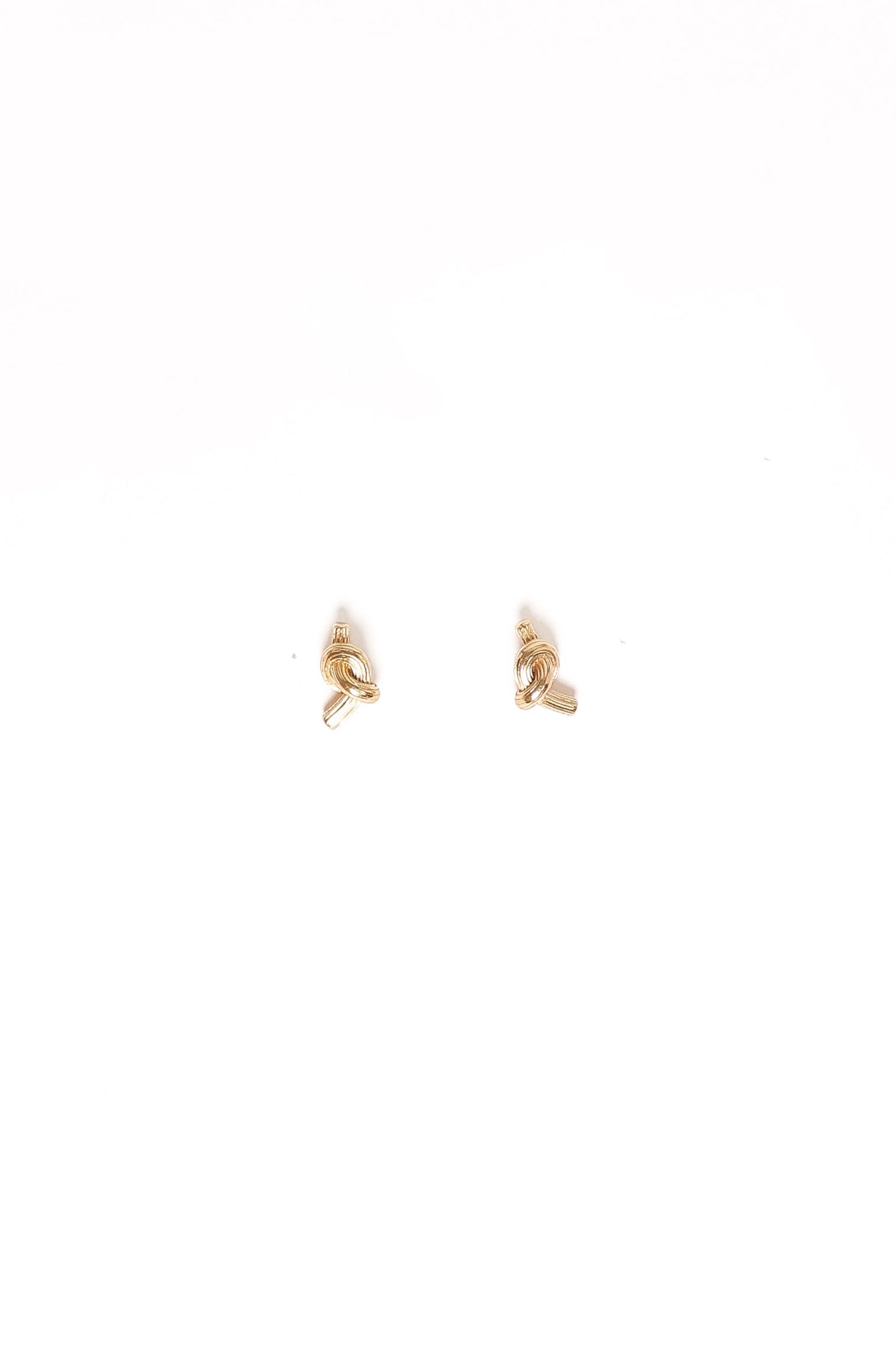 Dakota Knot Earrings - Gold