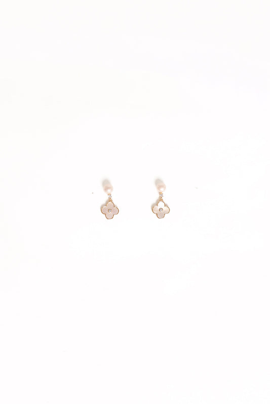 Marlowe Flower Earrings - Gold