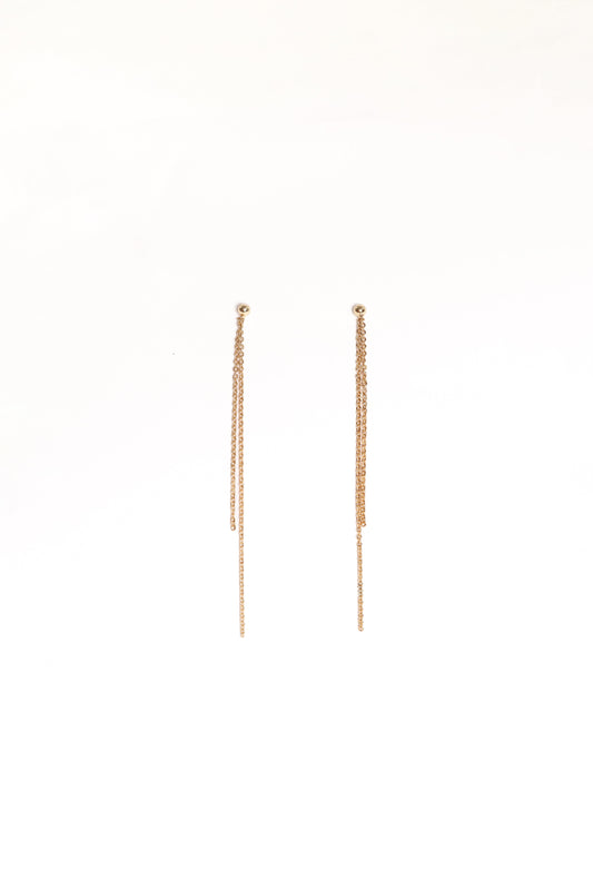 Genevieve Drop Earrings - Gold