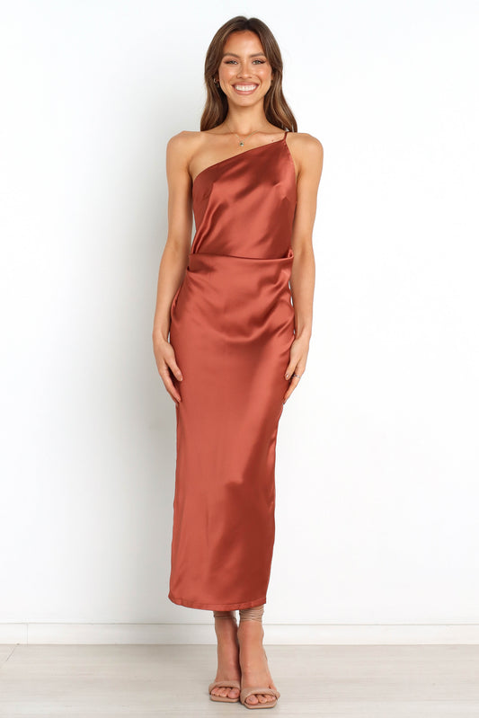 Luella Dress - Rust